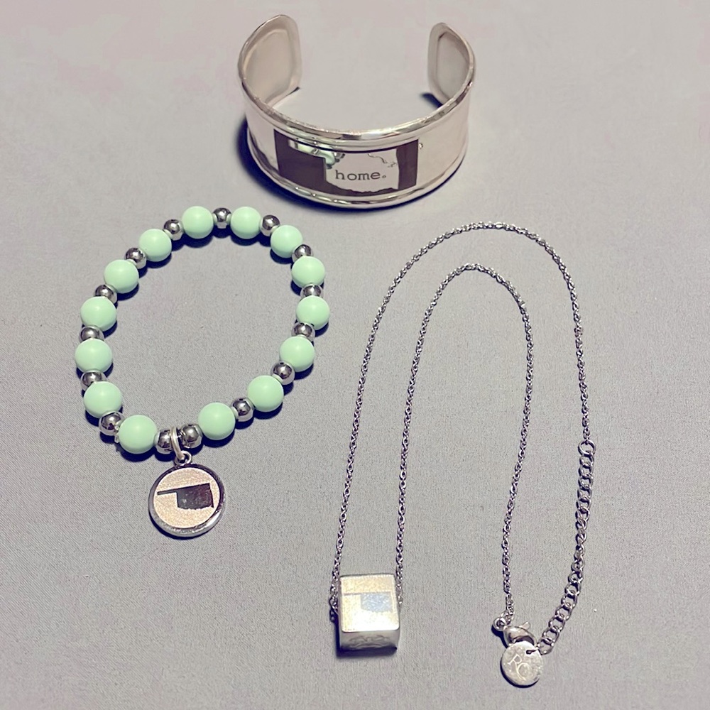 Rustic Cuff Oklahoma Jewelry Bundle